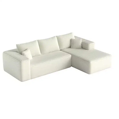 MAYEERTY 106 Canapé-lit de compression en velours côtelé à larges côtes, canapé-lit convertible pour salon et chambre d'amis