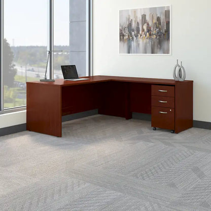 Bureau en L 72W de la Série C avec tiroirs par Bush Business Furniture