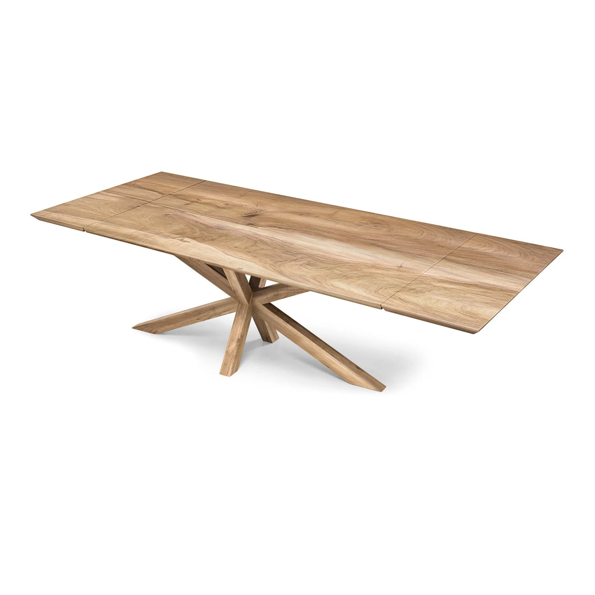 Table à manger en noyer avec pied araignée - Fabriquée à la main en bois massif - cette magnifique table en noyer avec pied araignée est une pièce maîtresse