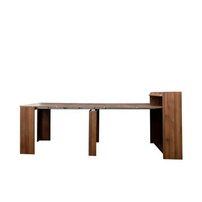 GDFStudio Torin Tavolo da pranzo moderno allungabile con ripiano portaoggetti