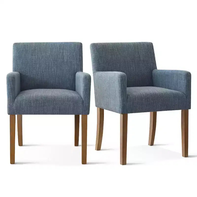 Set da pranzo da 9 pezzi con prolunga, include 6 sedie senza braccioli e 2 poltrone in lino neutro, gambe in legno massello, stile moderno-Panipeachy