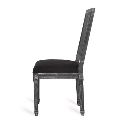 Lot de 6 chaises de salle à manger Regina en bois et cannage de style campagne française - Christopher Knight Home