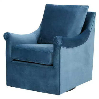 Sparta Swivel Chair - Blue
