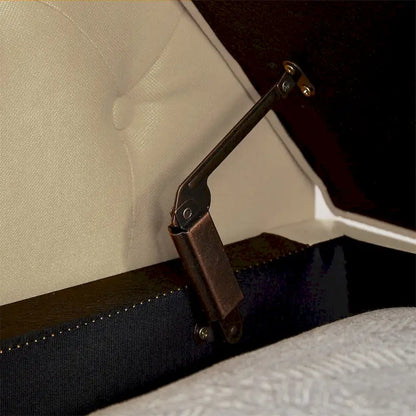 Panca contenitore per camera da letto, fondo letto, con braccioli arrotolati, in velluto, divano ottomana, panca lunga