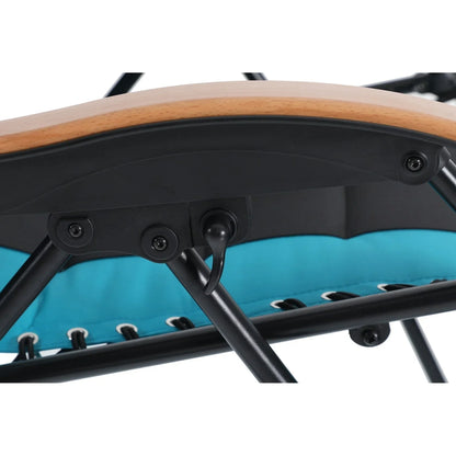 Fauteuil de relaxation zéro gravité XL surdimensionné rembourré avec accoudoirs plus larges et porte-gobelet réglable - N/A