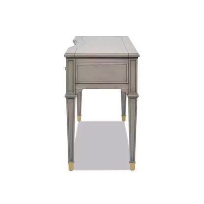 Scrivania direzionale in legno a 3 cassetti Dauphin 55 di Jennifer Taylor Home