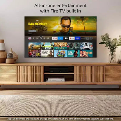 Panasonic Serie W70 Smart TV LED 4K Ultra HD da 55" con Fire TV, Soundbar, supporto e accessori