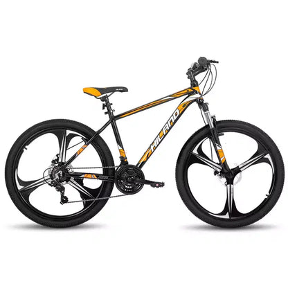 HILAND 26 Mountain Bike per Uomo Donna, Ruota a 3/6/Multi-Raggi, 18 Velocità