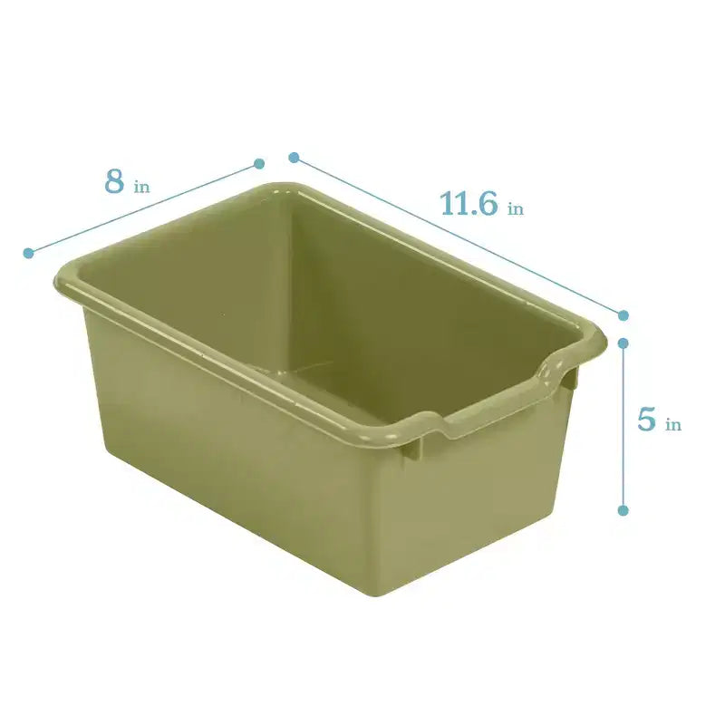 Meuble de rangement 15 bacs ECR4Kids Streamline avec 15 bacs à façade incurvée, 3x5, mobilier pour enfants