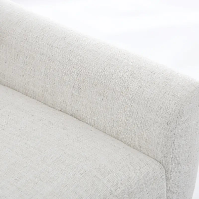 Fauteuil d'appoint en lin, à oreilles, lot de 2