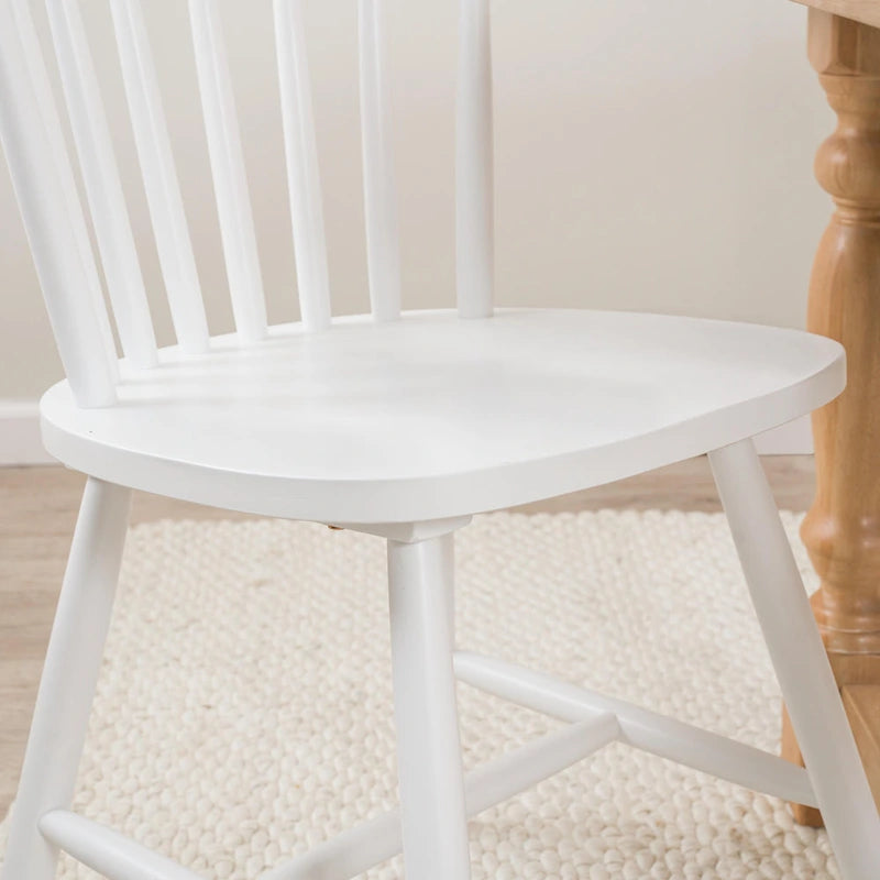Sedie da pranzo con schienale alto e fuso Windsor Bush Furniture - Set di 2