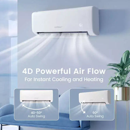 Climatiseur mobile Costway 12 000 BTU avec pompe à chaleur et télécommande