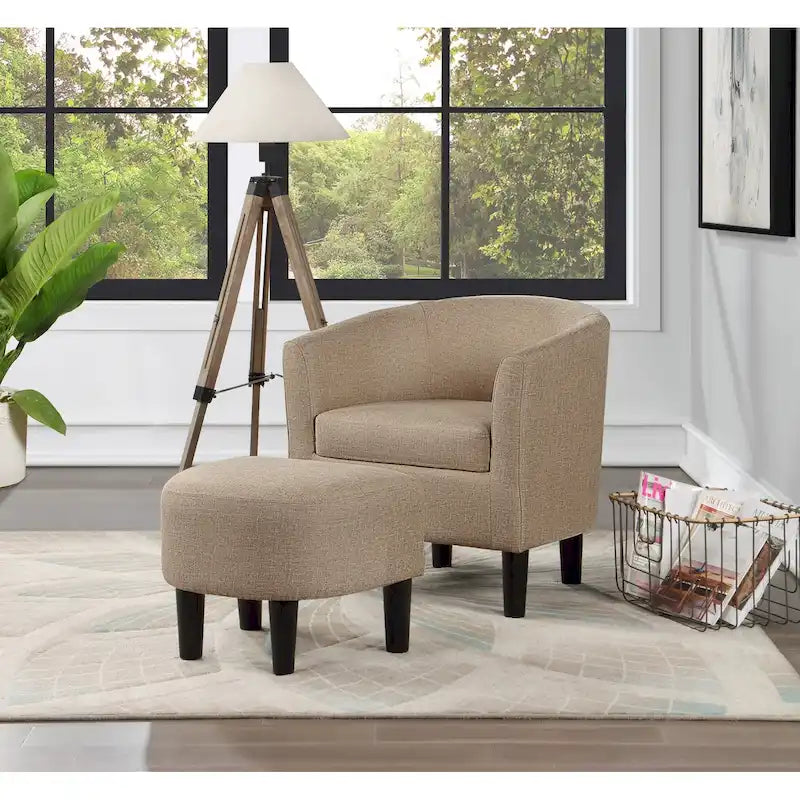Convenience Concepts Take a Seat Churchill, Poltrona e Pouf