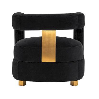 Manhattan Comfort Ensemble de 2 fauteuils d'appoint en velours Amirah moderne