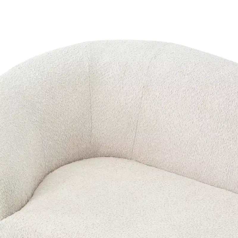 ModernLuxe Chaise Longue, Divano Moderno Metà Secolo con Struttura in Legno di Gomma, Daybed Orientato a Sinistra per Soggiorno