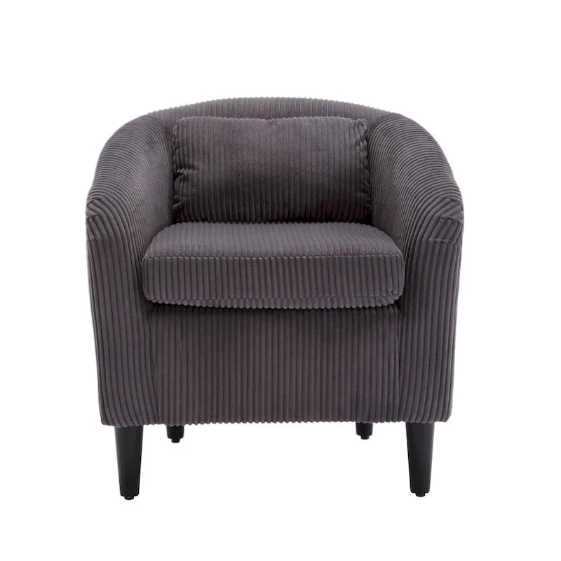 Fauteuil style moderne Fauteuil crapaud avec coussin et oreiller, canapé simple