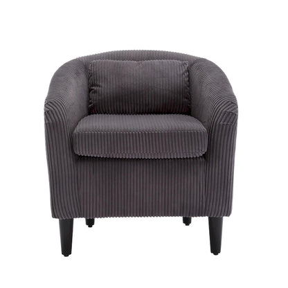 Fauteuil style moderne Fauteuil crapaud avec coussin et oreiller, canapé simple