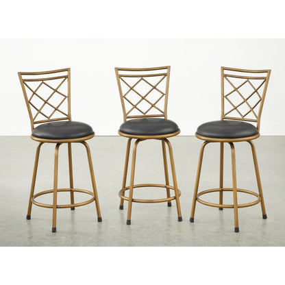 Sgabelli girevoli regolabili in altezza Simple Living Alyssa (set da 3)