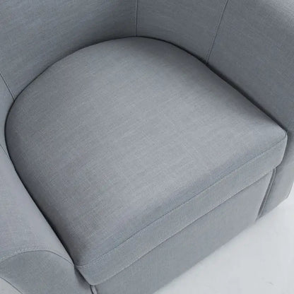 Lot de 2 fauteuils pivotants modernes avec accoudoirs pour salon