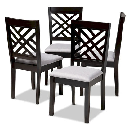 Set di 4 sedie da pranzo moderne e contemporanee