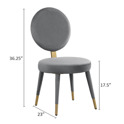 Morden Fort Set da pranzo rotondo moderno di lusso da 5 pezzi con tavolo e sedie