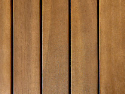 Panchina da giardino 160 cm con contenitore Legno d'acacia Marrone