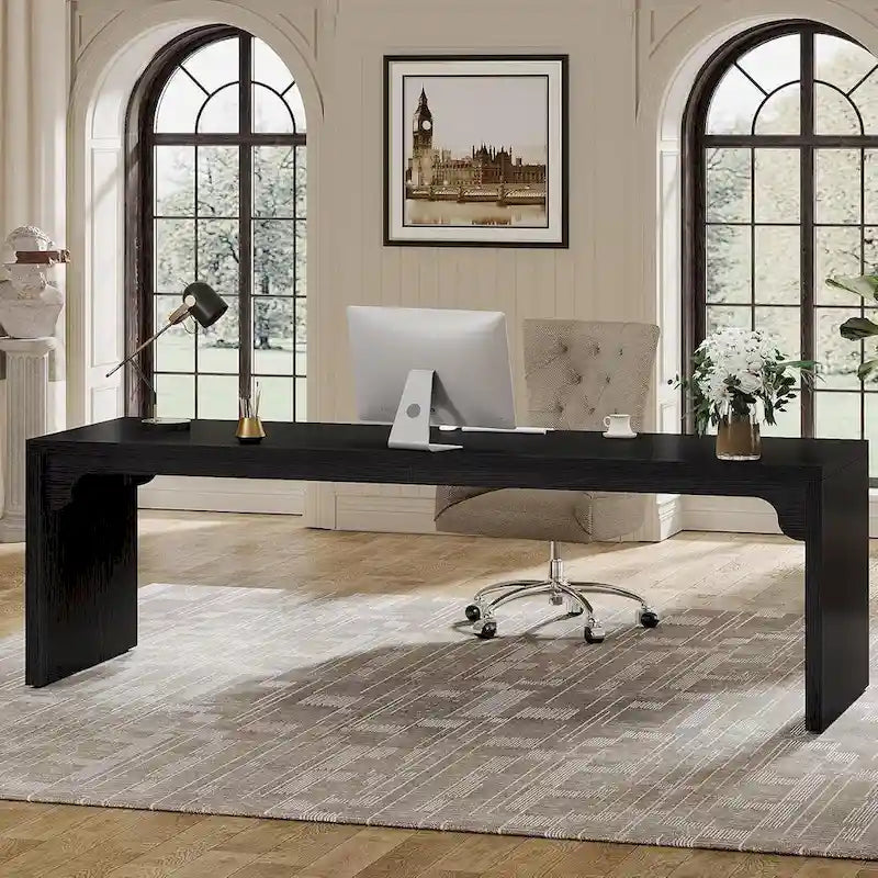 Ampia scrivania per computer per due persone, 199,9 L x 58,4 P