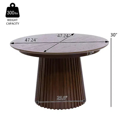 Set da pranzo allungabile Christopher Knight Home Bennett Mid-Century Modern 5 pezzi in legno, con tavolo e 4 sedie imbottite con schienale in canna