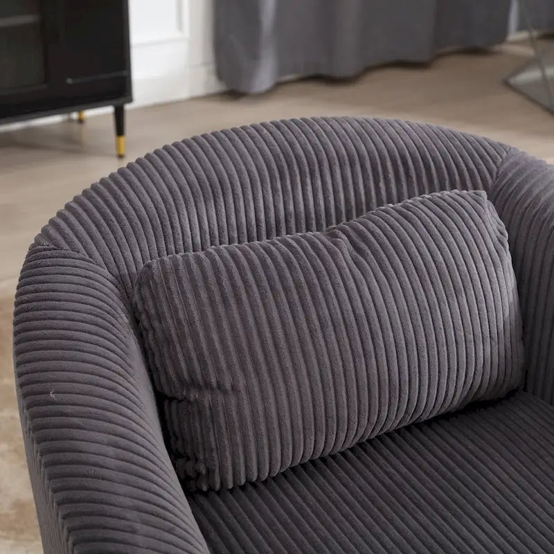 Fauteuil style moderne Fauteuil crapaud avec coussin et oreiller, canapé simple