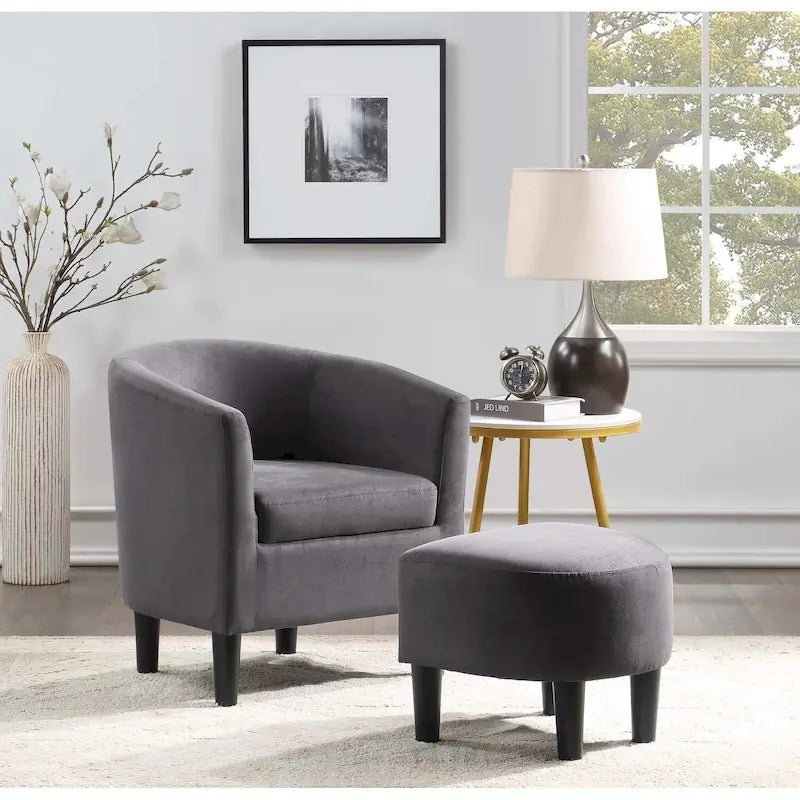 Convenience Concepts Take a Seat Churchill, Poltrona e Pouf