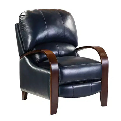 Lot de 2 fauteuils relax manuels en cuir véritable, inclinaison 159°