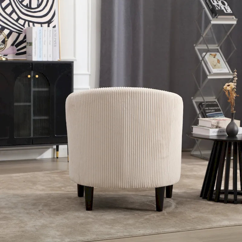 Fauteuil style moderne Fauteuil crapaud avec coussin et oreiller, canapé simple