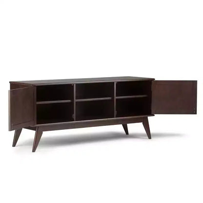 Tierney Mid-Century Solid Hardwood TV Stand for TVs up to 167,6 cm ¨C 152,4 cm Wide