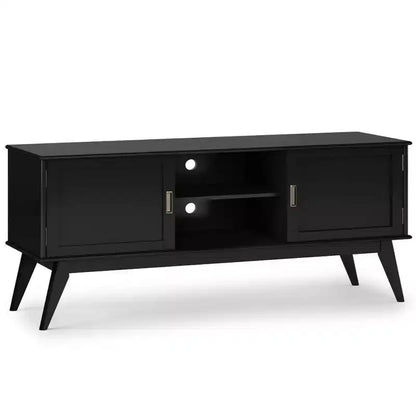 Tierney Mid-Century Solid Hardwood TV Stand for TVs up to 167,6 cm ¨C 152,4 cm Wide