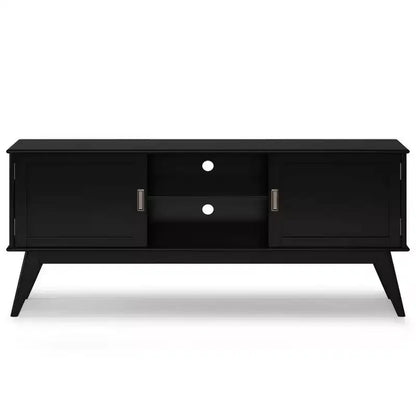Tierney Mid-Century Solid Hardwood TV Stand for TVs up to 167,6 cm ¨C 152,4 cm Wide