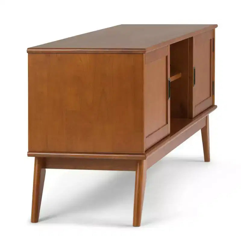 Tierney Mid-Century Solid Hardwood TV Stand for TVs up to 167,6 cm ¨C 152,4 cm Wide