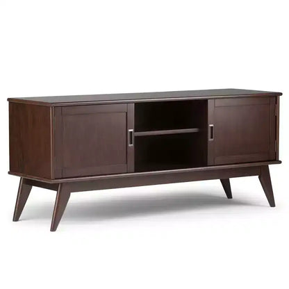 Tierney Mid-Century Solid Hardwood TV Stand for TVs up to 167,6 cm ¨C 152,4 cm Wide