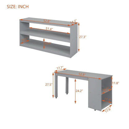 Lit mezzanine pleine taille avec bureau coulissant et 3 tiroirs