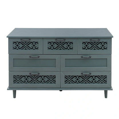 Commode 7 tiroirs Meuble américain Convient pour la chambre à coucher - S/O