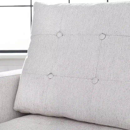 Storage Chaise ¨C Tufted Linen Upholstered Lounge with Hidden Storage