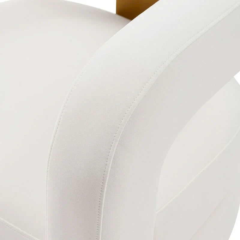 Manhattan Comfort Ensemble de 2 fauteuils d'appoint en velours Amirah moderne