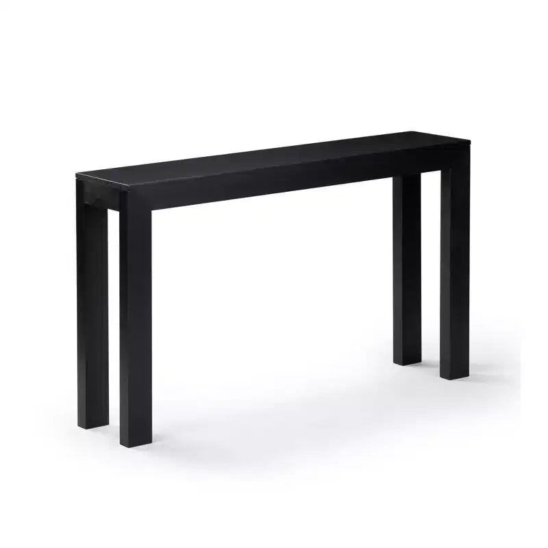 56 Console, Legno massello, Stile moderno stretto, Nero / Biondo / Noce pecan