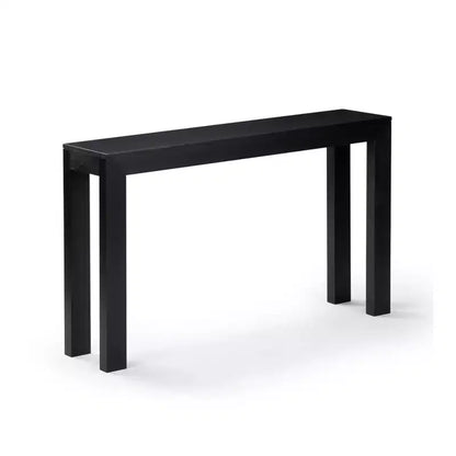 56 Console, Legno massello, Stile moderno stretto, Nero / Biondo / Noce pecan