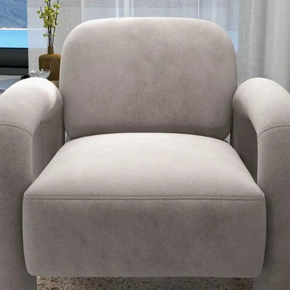Fauteuil d'appoint SEYNAR moderne du milieu du siècle en velours pour salon