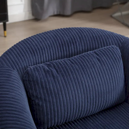 Fauteuil style moderne Fauteuil crapaud avec coussin et oreiller, canapé simple