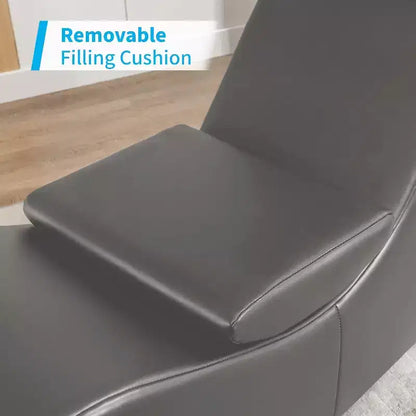 Chaise longue da yoga da 60 pollici con cuscino poggiatesta regolabile