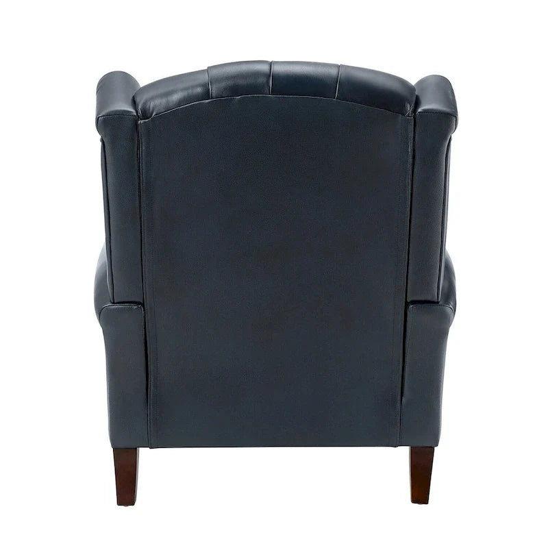 Fauteuil en cuir classique Alex avec clous décoratifs par HULALA HOME