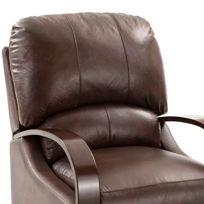 Lot de 2 fauteuils relax manuels en cuir véritable, inclinaison 159°