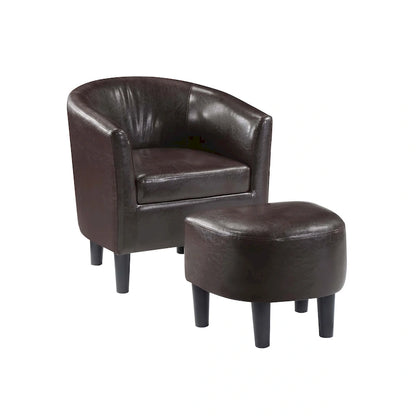 Convenience Concepts Take a Seat Churchill, Poltrona e Pouf