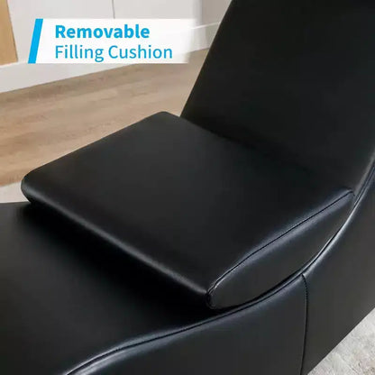 Chaise longue da yoga da 60 pollici con cuscino poggiatesta regolabile